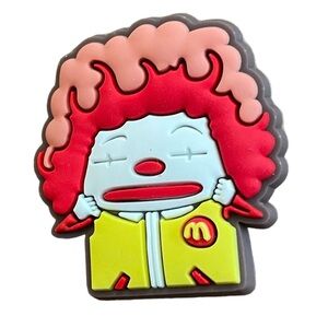 Ronald McDonald Croc Charm
